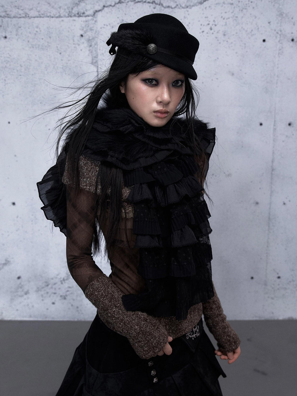 NO ROMANCE Cozy Warm Polka Dot Neck Warmer For Women Polyester Scarf Scarves & Shawls