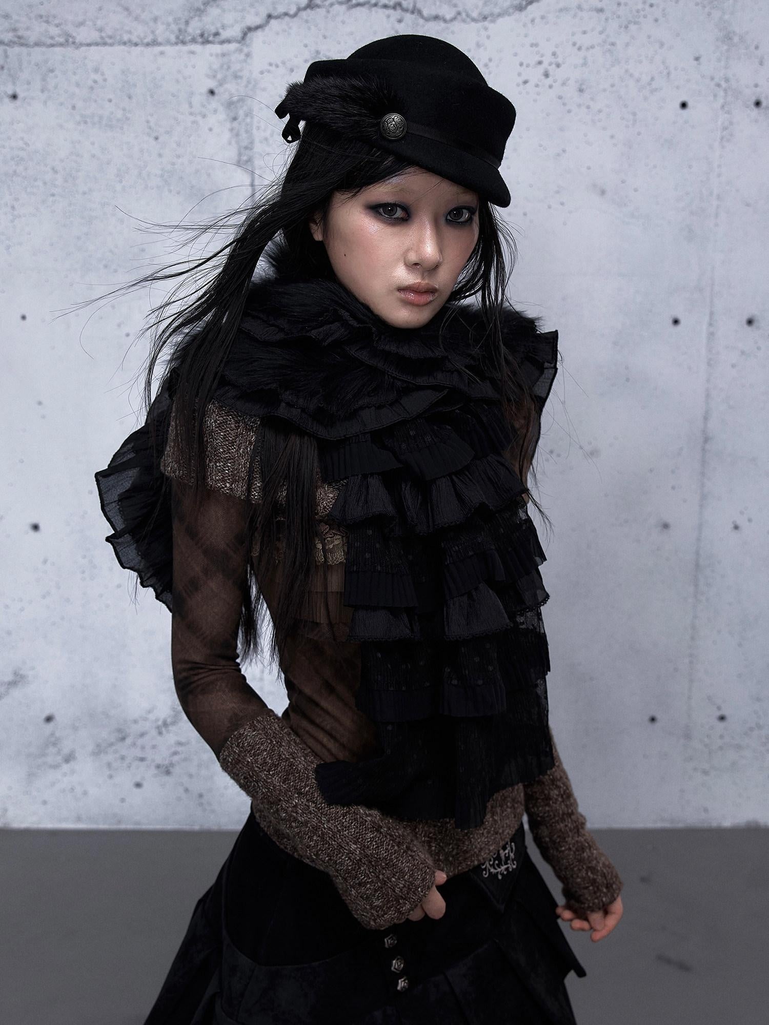 NO ROMANCE Cozy Warm Polka Dot Neck Warmer For Women Polyester Scarf Scarves & Shawls