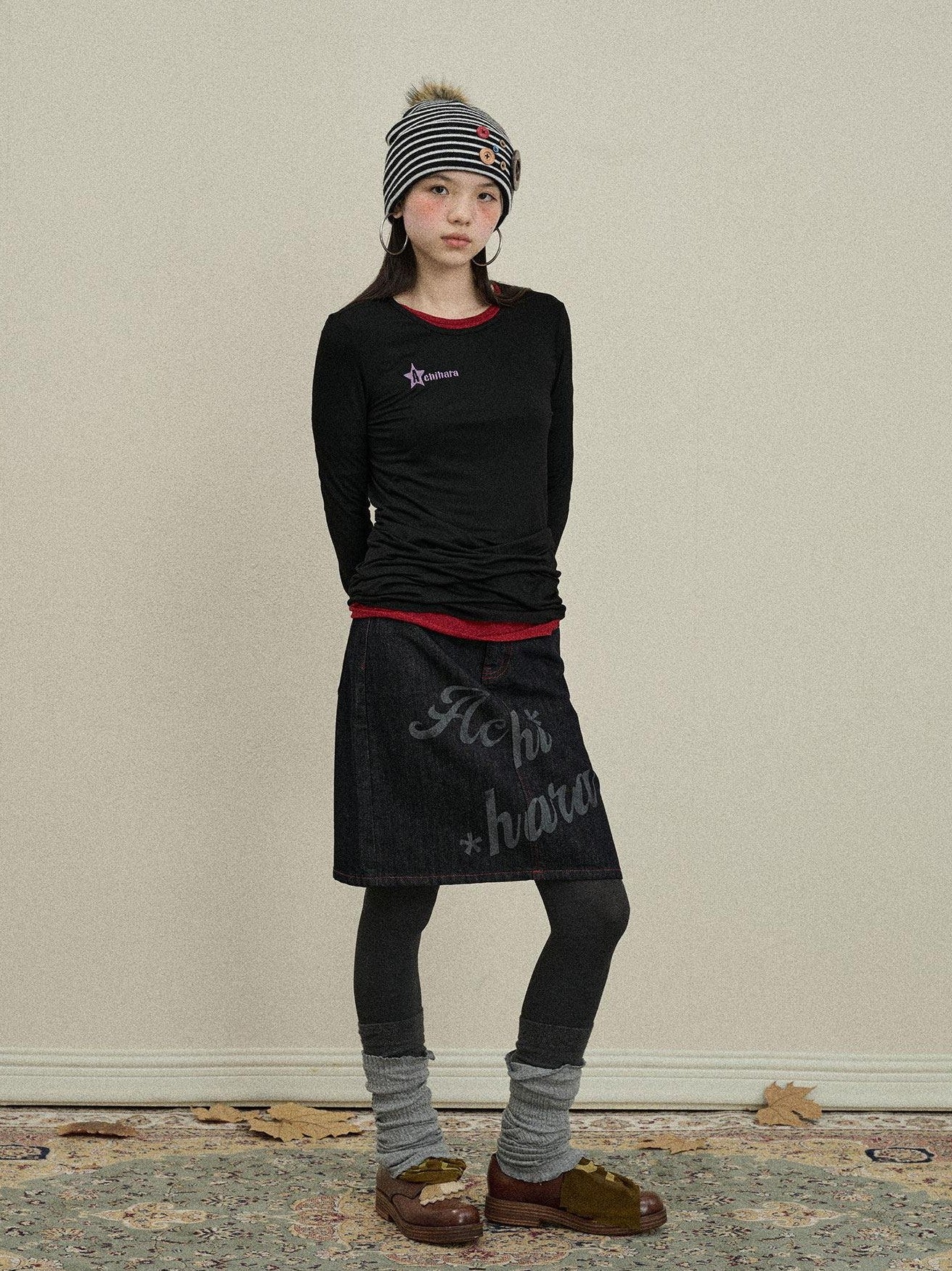Achihara Jelly 2 0 Four Color Commuter Women'S Modal Long Sleeve T-Shirts
