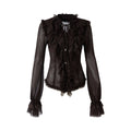 NO_ROMANCE_Slimming_Vintage_Slim_Fit_Ruffle_Stand_Collar_Chiffon_Long_Sleeve_Women_Blouses_MISSTT