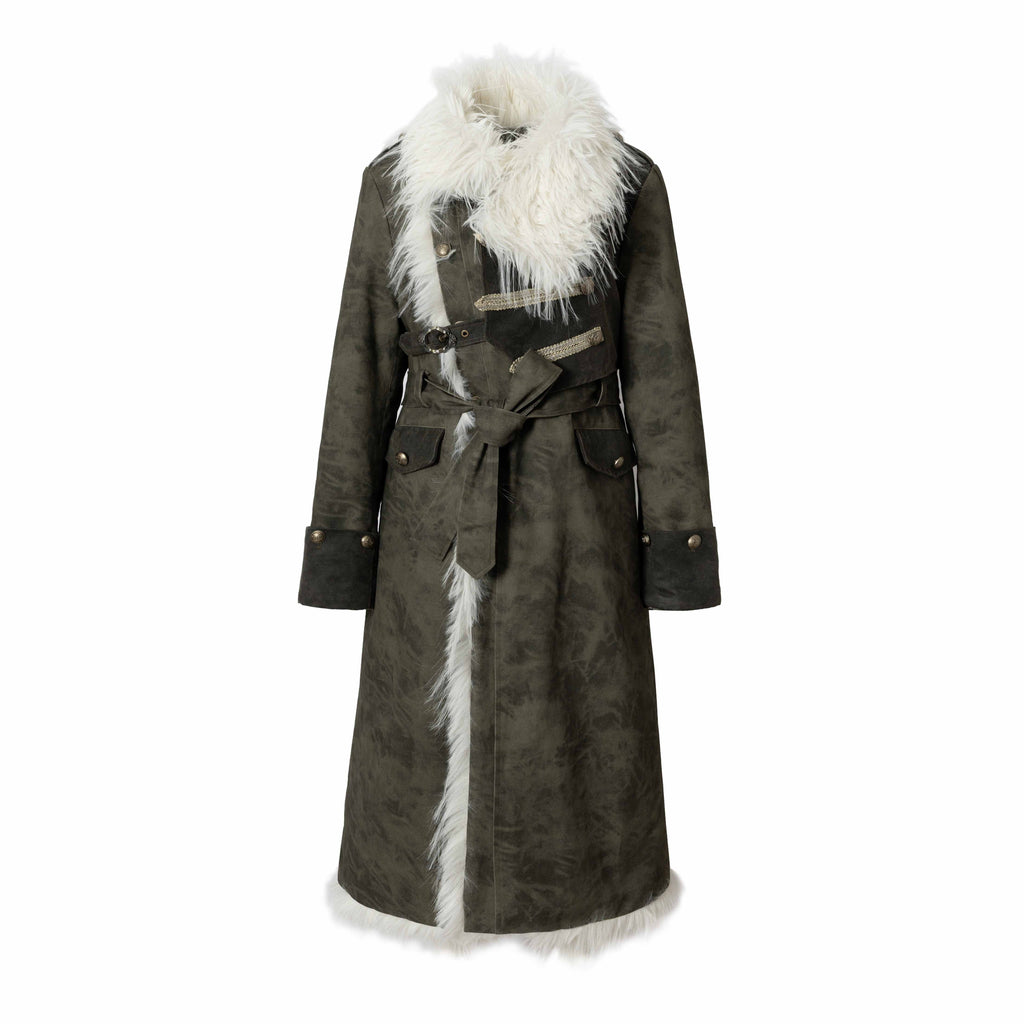 NO_ROMANCE_Reversible_Leopard_Print_Punk_Loose_Double_Breasted_Women_Midlength_Long_Coats_MISSTT