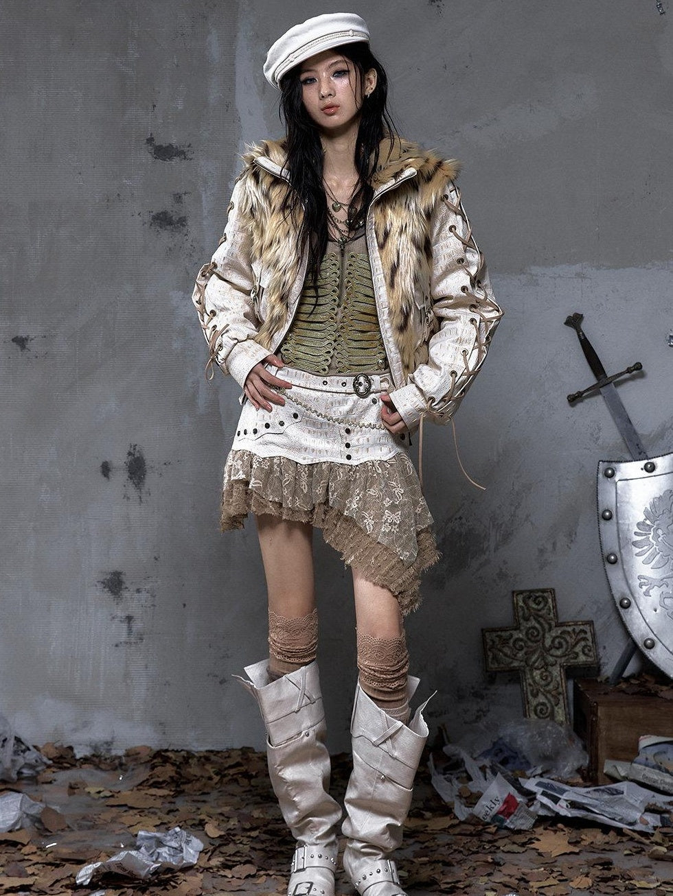 NO ROMANCE Pastel Yellow Faux Two Piece Slim Mid Rise City Walk Casual Women Mini Skirts