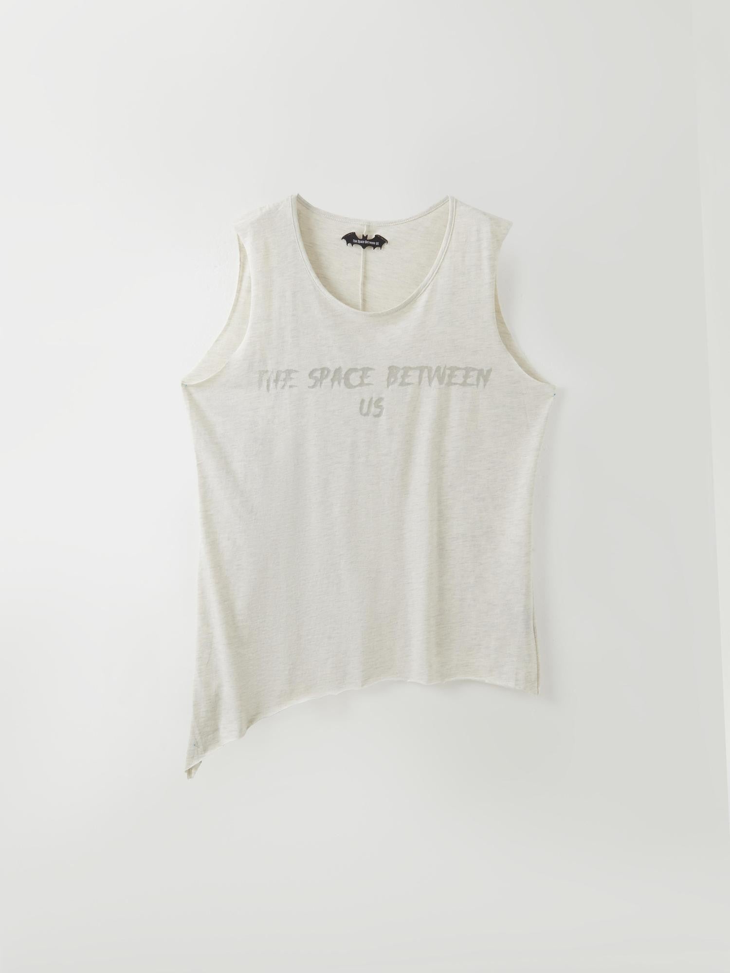 The space between Us Visual Feather Skull Rock Tribal Round Neck Women's Cotton Tank Tops