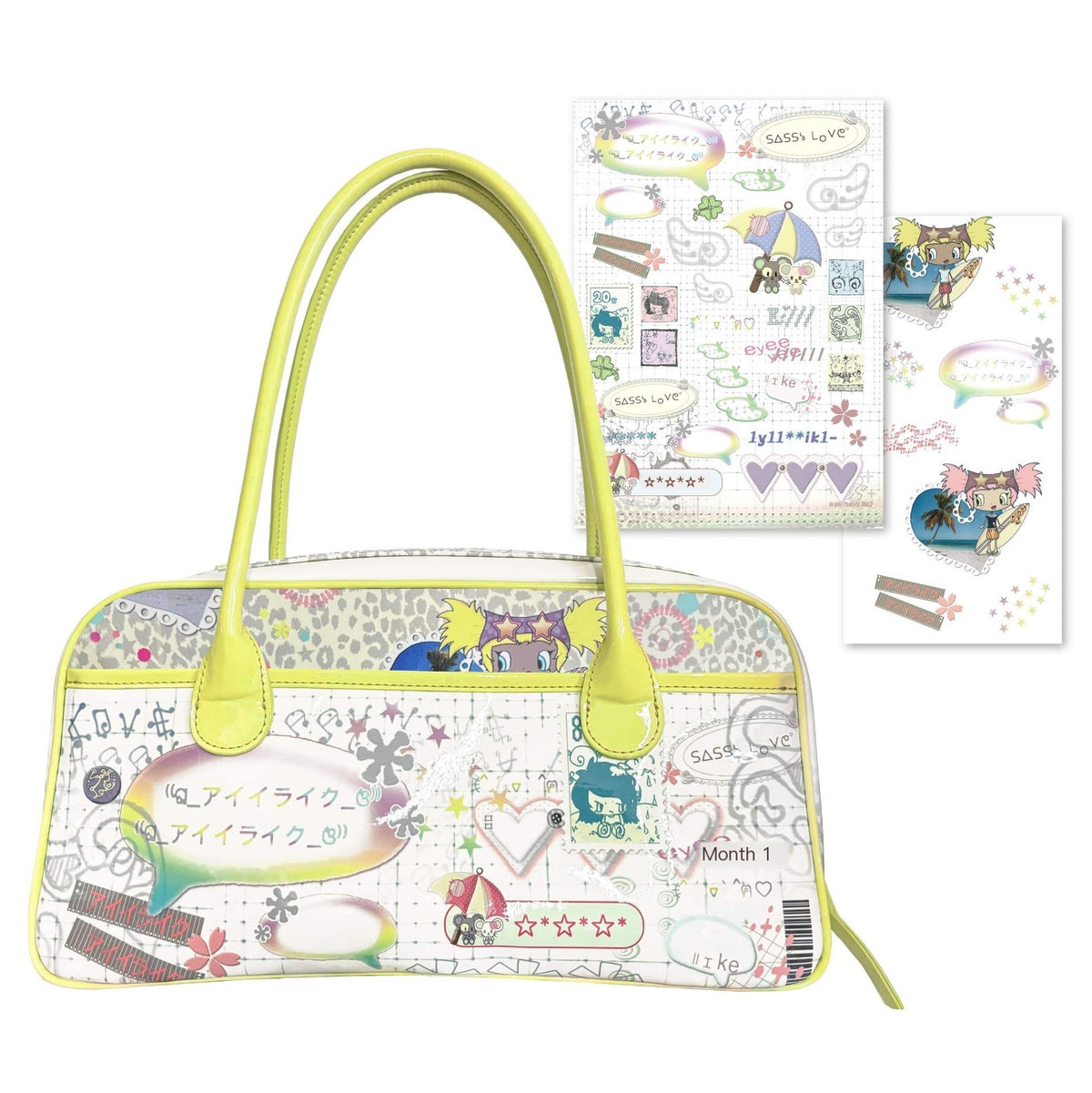 eyeellike_Leopard_Bubble_Print_Pvc_Large_Capacity_Bowling_Women's_Handbags_961653935356_MISSTT