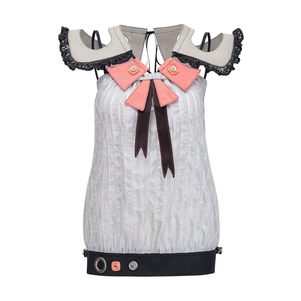 eyeellike_Silver_Sheer_Cutout_Doll_Collar_Button_Bow_Women's_Camisoles_1058370890055_MISSTT
