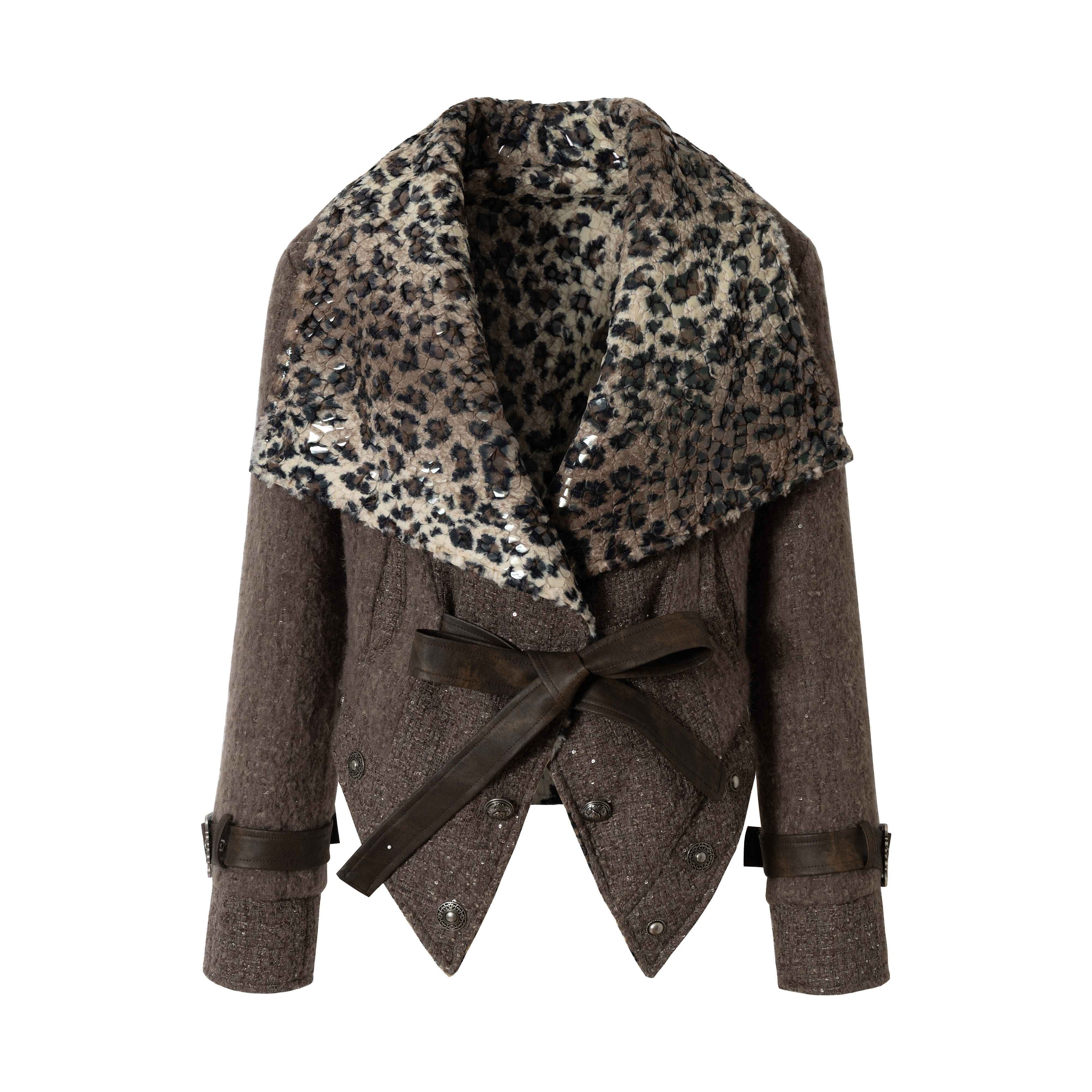 NO_ROMANCE_Reversible_Leopard_Print_Loose_Fit_Lapel_Long_Sleeve_Womens_Tweed_Jackets_MISSTT