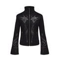 PAIKI_Slim_Fit_Velvet_Stand_Collar_Zip_Mens_Black_Side_Pockets_Durable_Casual_Jackets_MISSTT