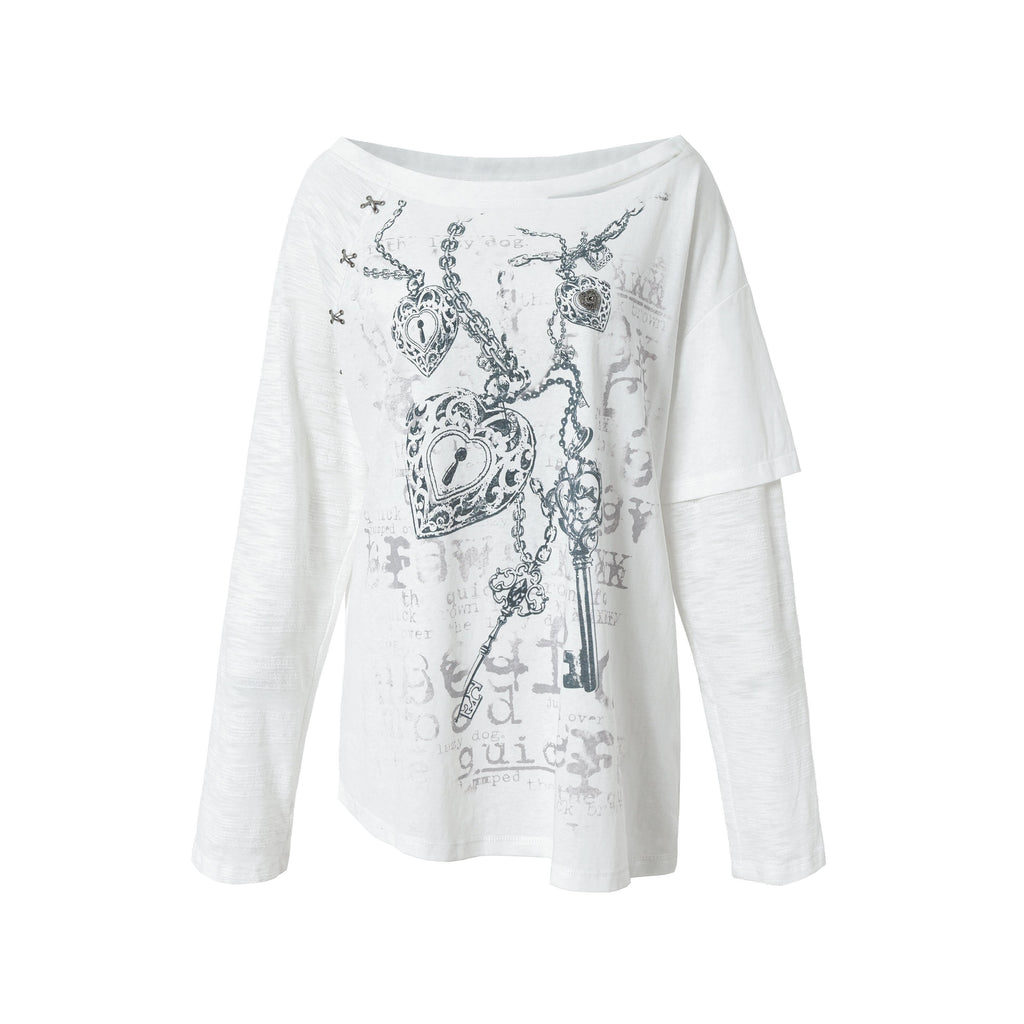 NO_ROMANCE_Oversized_Punk_Graphic_Boat_Neck_Womens_Print_Long_Sleeve_T-Shirts_MISSTT