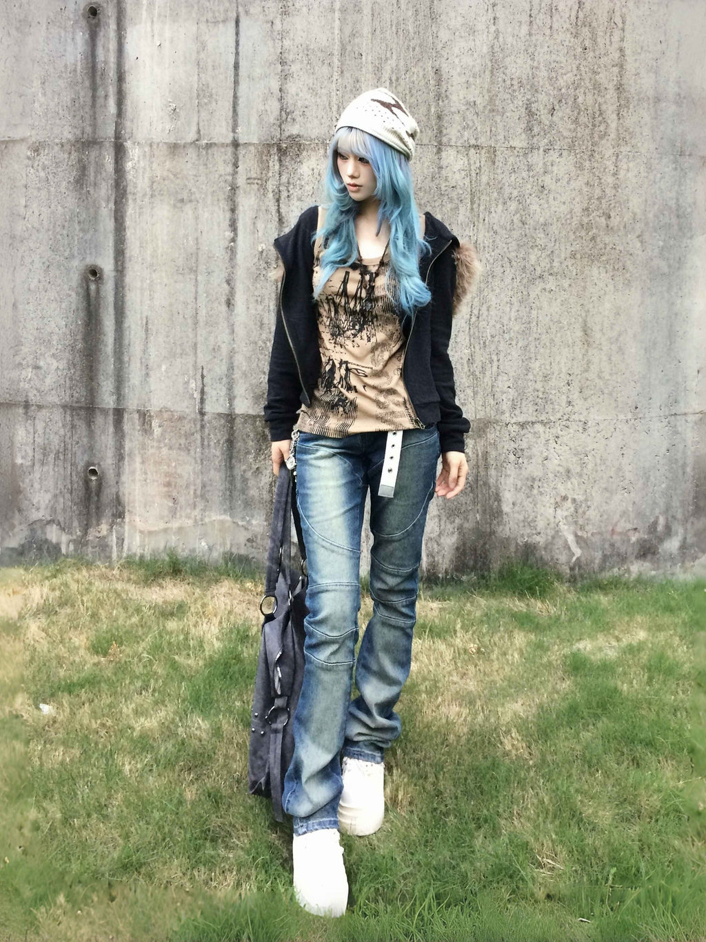 linzerooo_Dark_Subculture_Y2k_Spliced_Women's_Denim_Slim_Jeans_991361764227_MISSTT