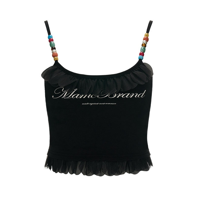 mamc_Beaded_Letter_Print_Cropped_Slim_Fit_Women's_Cotton_Blend_Tank_Tops_911761900988_MISSTT