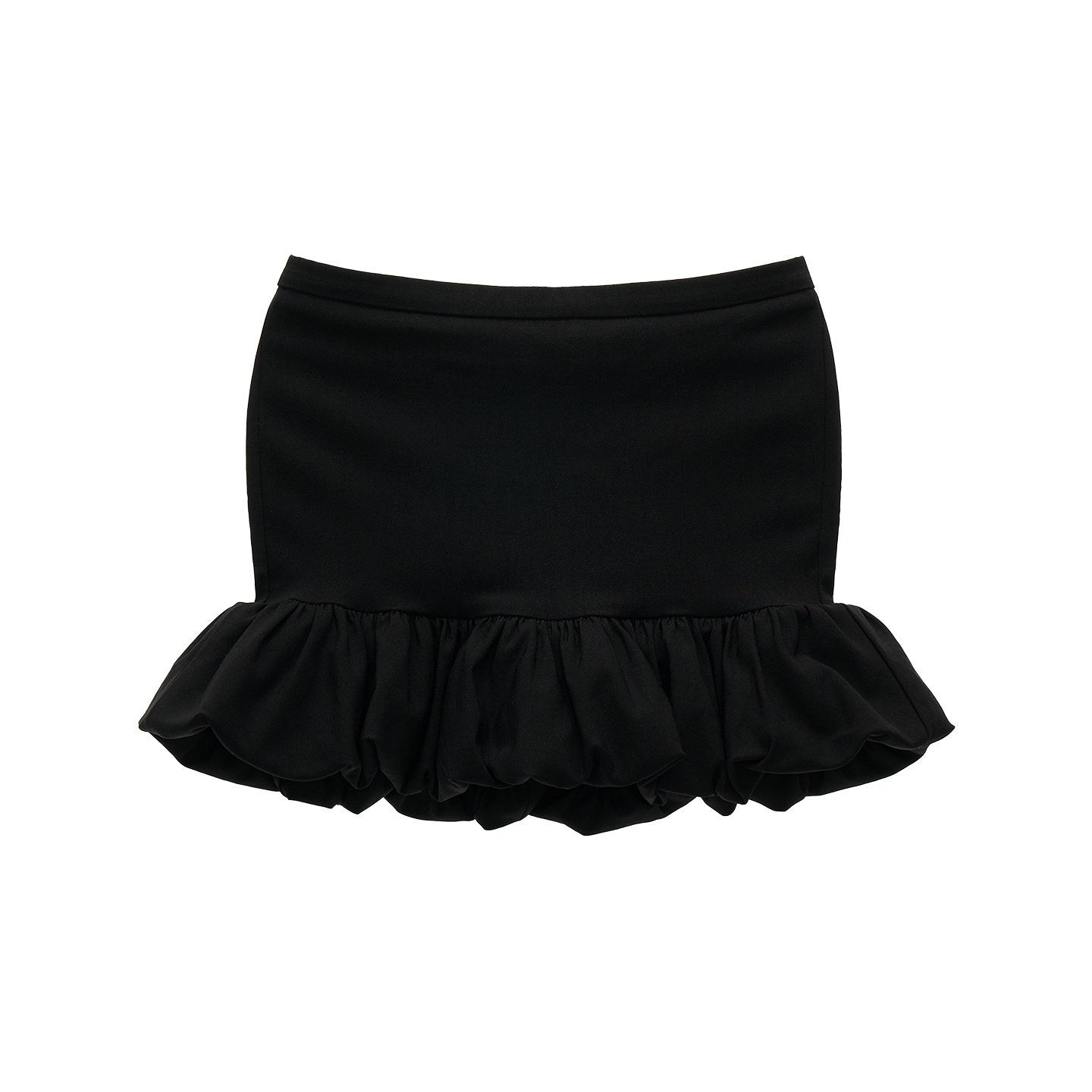 mamc_Black_Pleated_Tulip_Hem_Hip_Hugging_Mid_Rise_Women's_Rayon_Blend_Mini_Skirts_986117094651_MISSTT