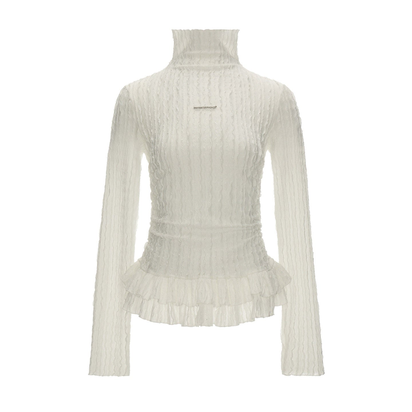 mamc_Double_Layer_Lace_High_Neck_Slim_Fit_Women's_Polyester_Long_Sleeve_T-shirts_967688964875_MISSTT