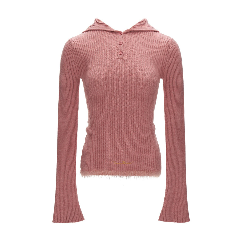 mamc_Fuzzy_Cat_Ear_Hood_Ribbed_Button_Front_Slim_Fit_Women's_Acrylic_Sweaters_982693086043_MISSTT