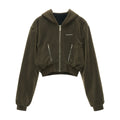 mamc_Green_Hooded_Zipper_Suede_Retro_Boxy_Women's_Pu_Cropped_Jackets_968192939043_MISSTT