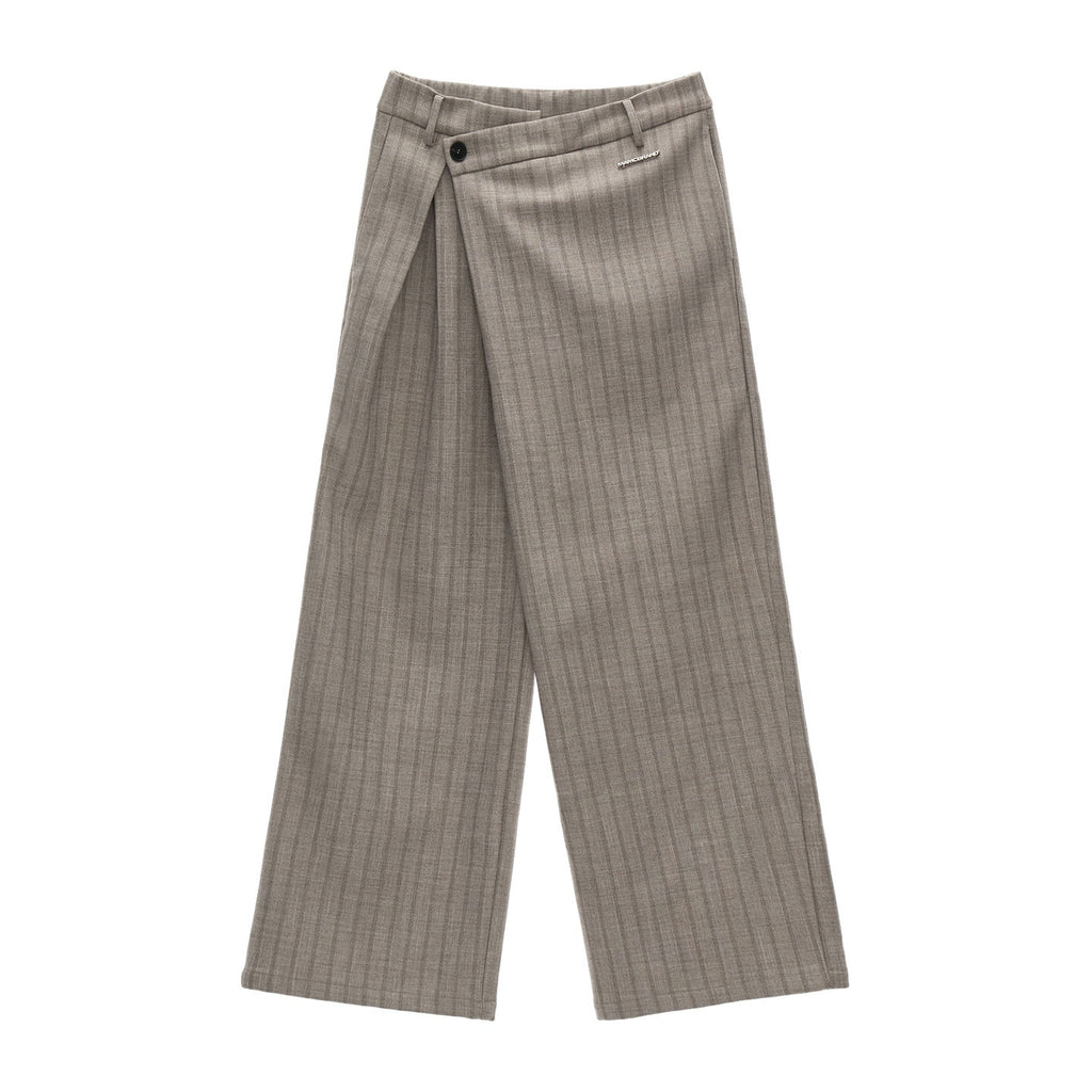 mamc_Light_Gray_Deconstructed_Pleated_Striped_Women's_Polyester_Tailored_Pants_1000588289812_MISSTT
