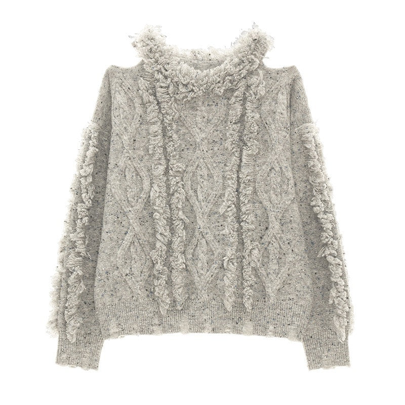 mamc_Off_Shoulder_Distressed_Fringe_Loose_Women's_Acrylic_Blend_Sweaters_830283712435_MISSTT