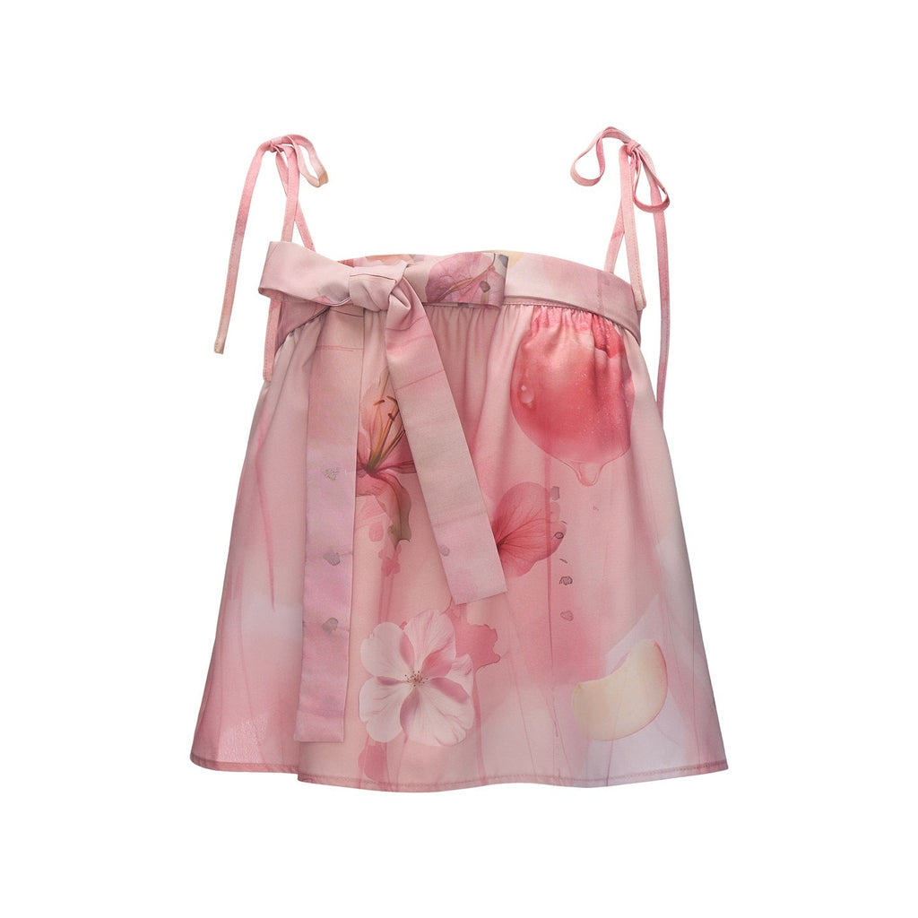 mamc_Peach_Bow_Spaghetti_Strap_Women's_Polyester_Loose_Fit_Tube_Tops_1042096188339_MISSTT