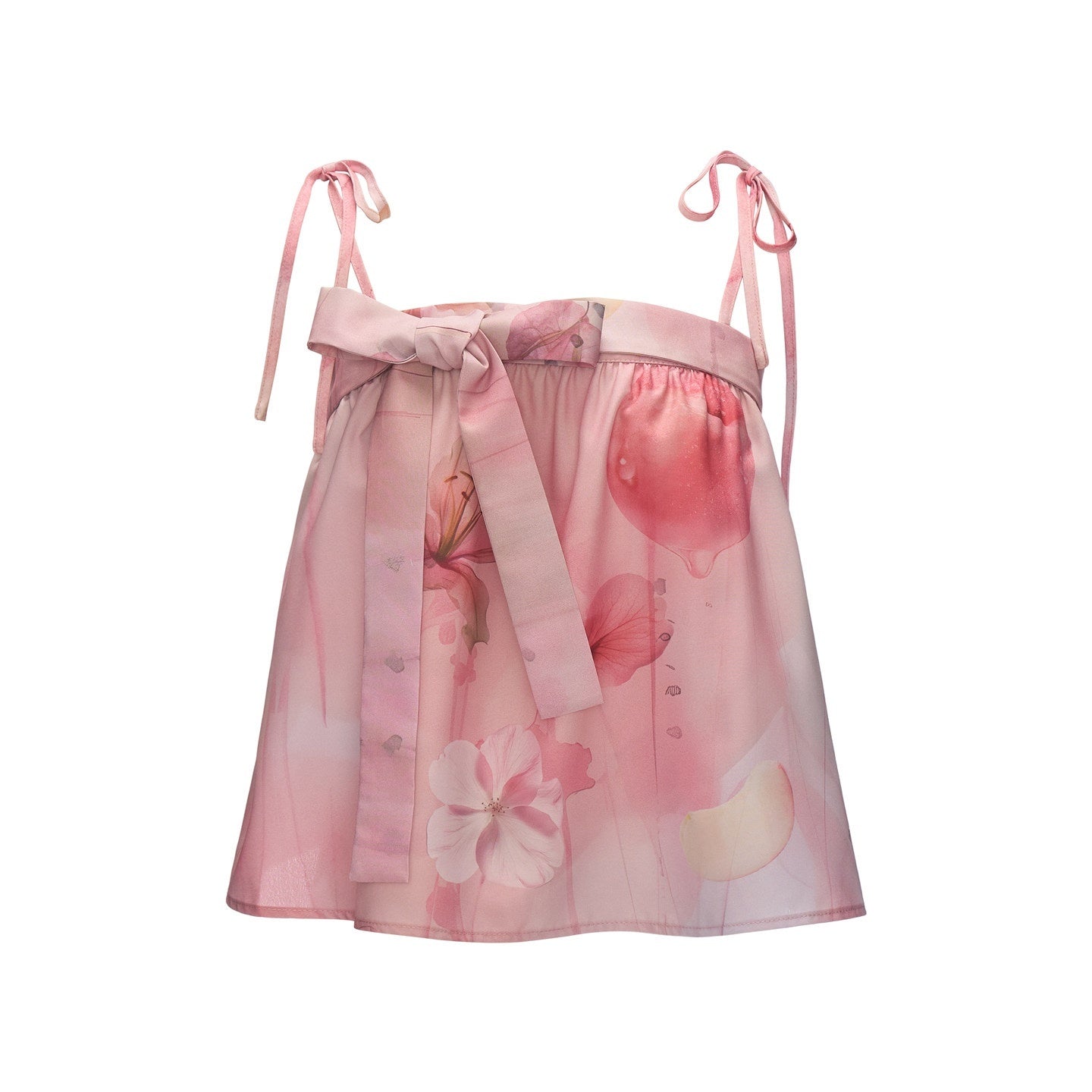 mamc_Peach_Bow_Spaghetti_Strap_Women's_Polyester_Loose_Fit_Tube_Tops_1042096188339_MISSTT