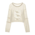 mamc_Pink_3d_Rose_Openwork_Fluffy_Collar_Women's_Acrylic_Wool_Blend_Sweaters_826472593772_MISSTT