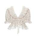 mamc_Polka_Dot_Floral_Puff_Sleeve_Ruffle_Tie_V-neck_Women's_Polyester_Blouses_1054651082354_MISSTT