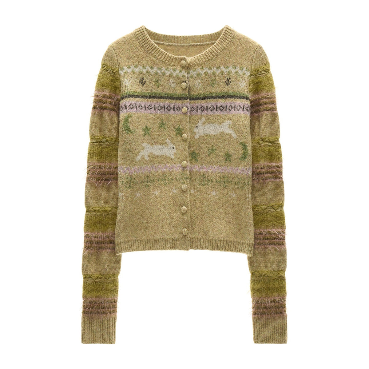 mamc_Rabbit_Fair_Isle_Animal_Pattern_Women's_Acrylic_Cardigans_1094343640539_MISSTT