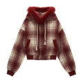 mamc_Red_Woven_Plaid_Patchwork_Hooded_Lapel_Women's_Polyester_Fleece_Jackets_860428426006_MISSTT