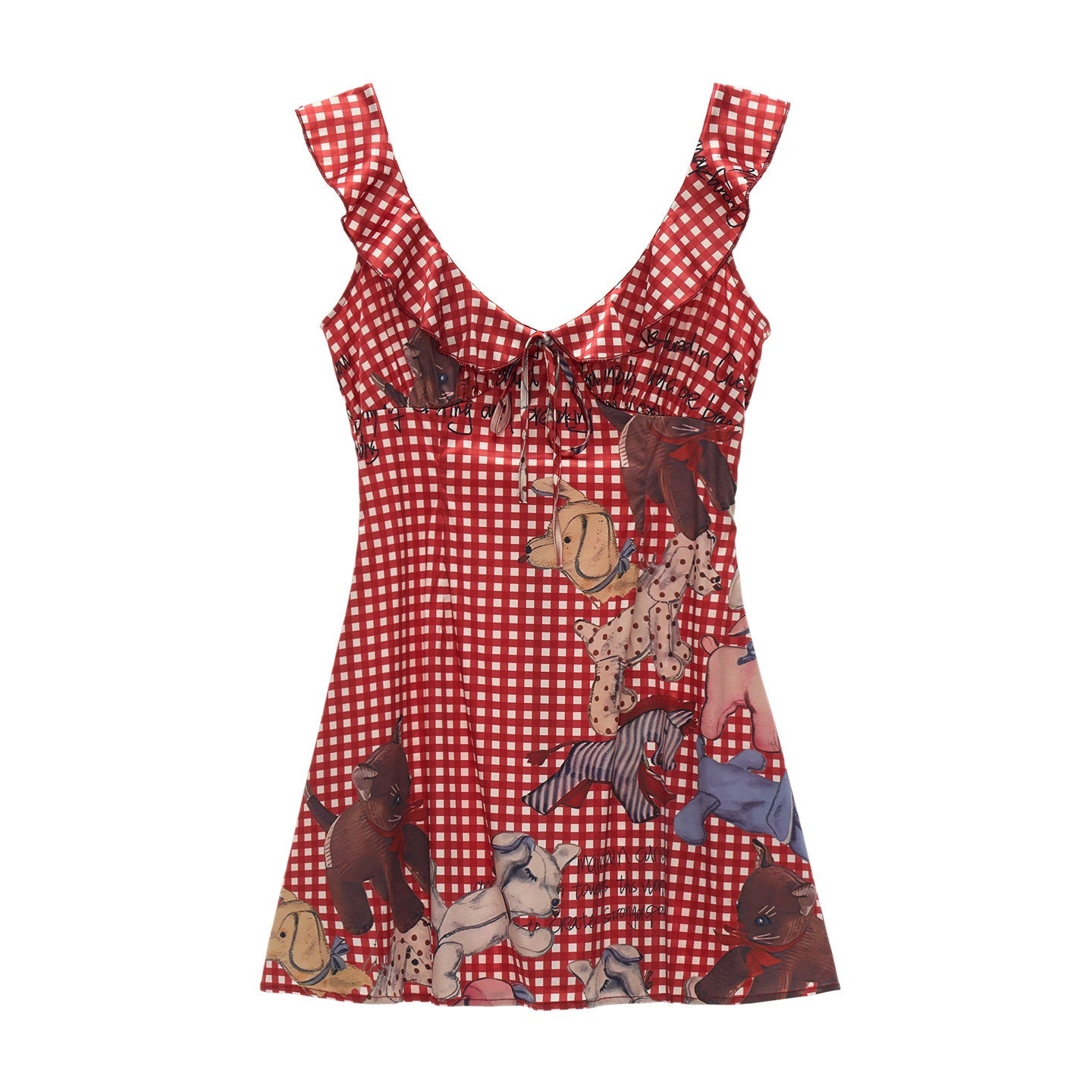 mamc_Ruffle_Collar_Contrast_Plaid_Women's_Polyester_Slip_Mini_Dresses_923884771652_MISSTT