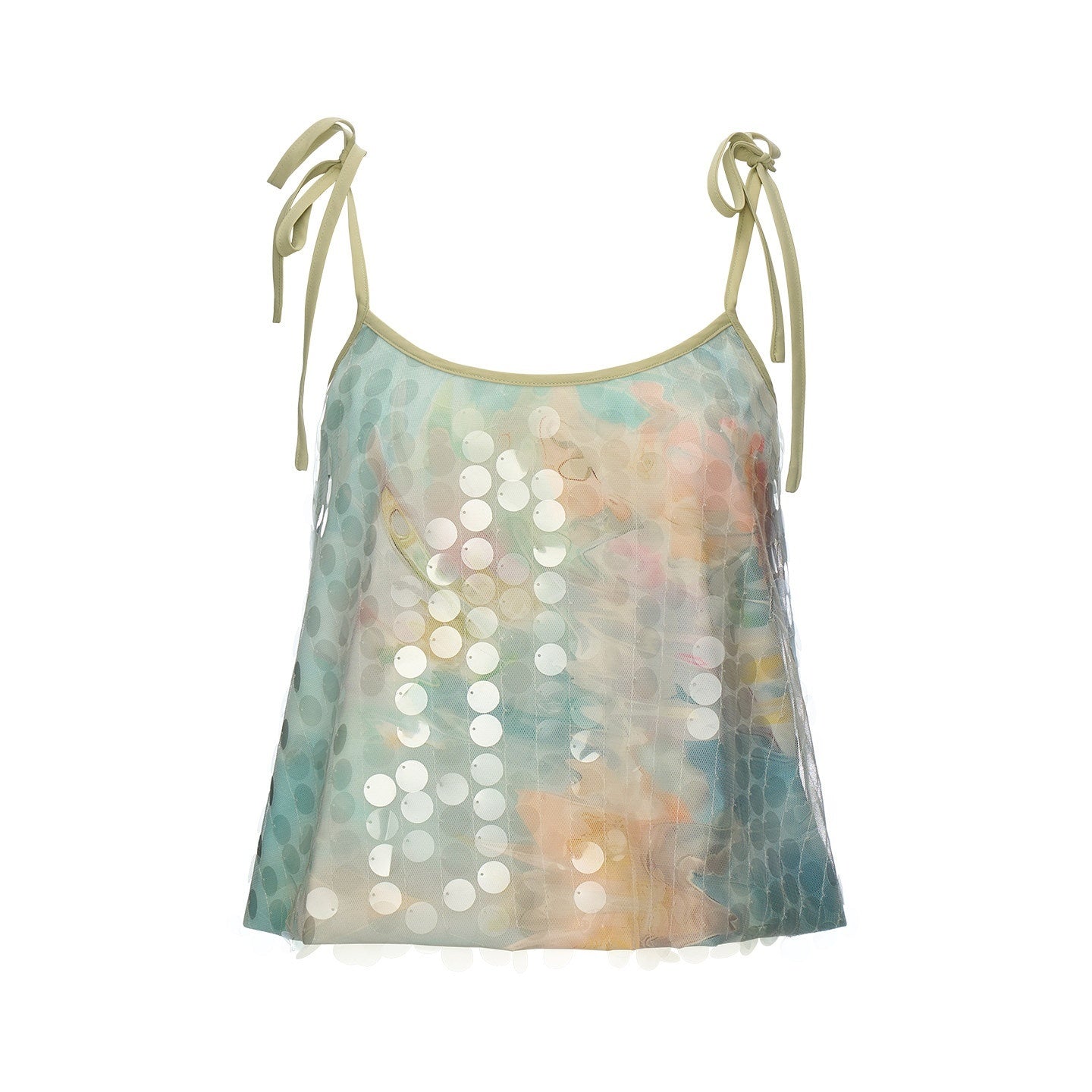 mamc_Shimmering_Sequin_Cropped_Round_Neck_Loose_Women's_Polyester_Camisoles_1049178637262_MISSTT