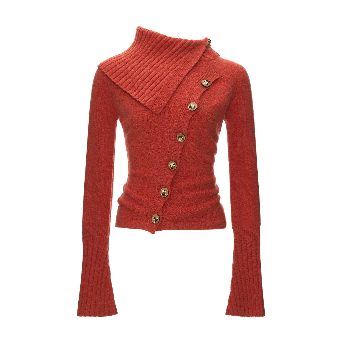 mamc_Slimming_Deconstructed_Turtleneck_Flare_Sleeve_Cardigan_Women's_Knit_Sweaters_1076428578257_MISSTT