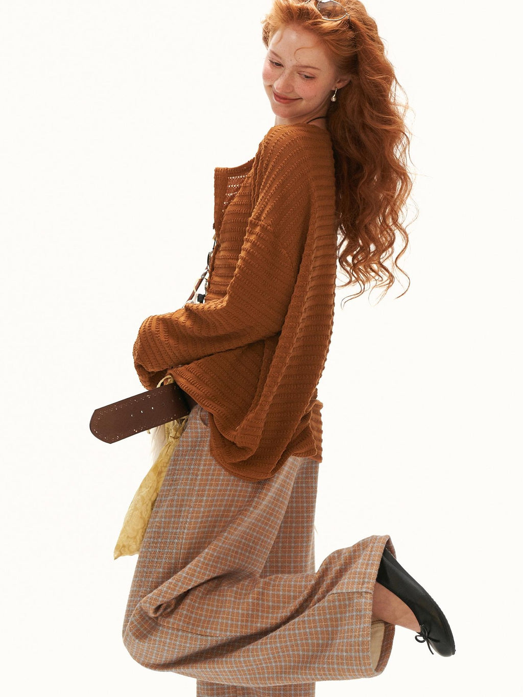 mamc Textured Henley Long Sleeve Women's Spandex Cardigans