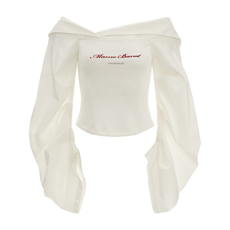 mamc_Textured_Lantern_Sleeve_Slim_Fit_Women's_Poly_Cotton_Off-shoulder_Blouses_822493409115_MISSTT