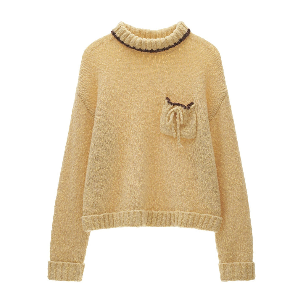 mamc_Two_Tone_Bow_Pocket_Loose_Wool_Women's_Turtleneck_Sweaters_1087215951450_MISSTT