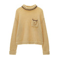 mamc_Two_Tone_Bow_Pocket_Loose_Wool_Women's_Turtleneck_Sweaters_1087215951450_MISSTT