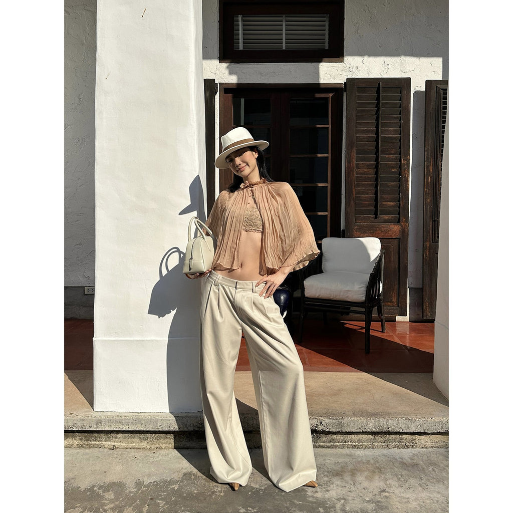 rovente_Almond_Minimalist_Low_Waist_Pockets_Zipper_Woven_Women's_Wide-leg_Pants_1019017463866_MISSTT