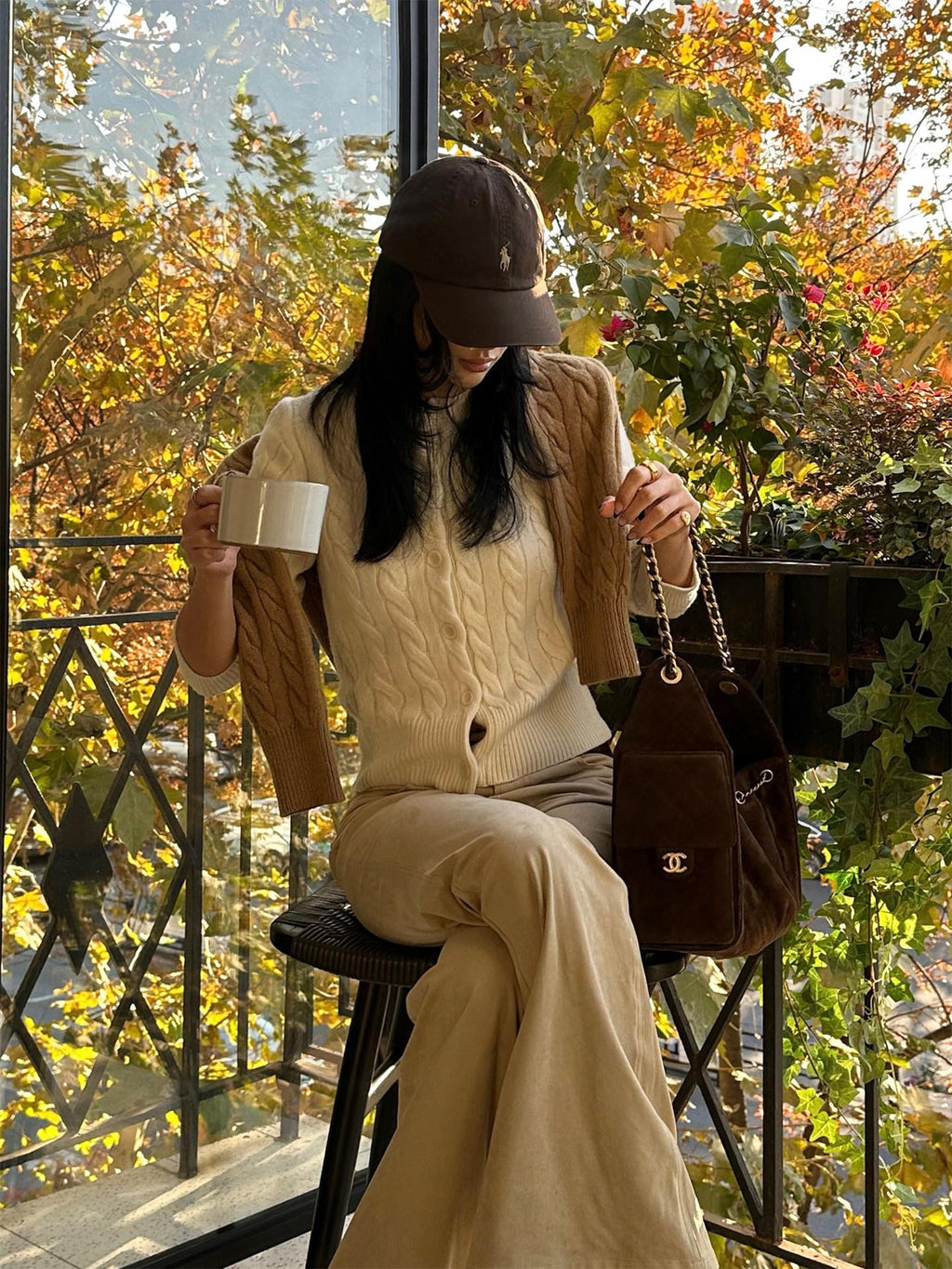 rovente_Almond_Vintage_Cable_Knit_Slim_Fit_Round_Neck_Women's_Wool_Button-up_Cardigans_998230139212_MISSTT