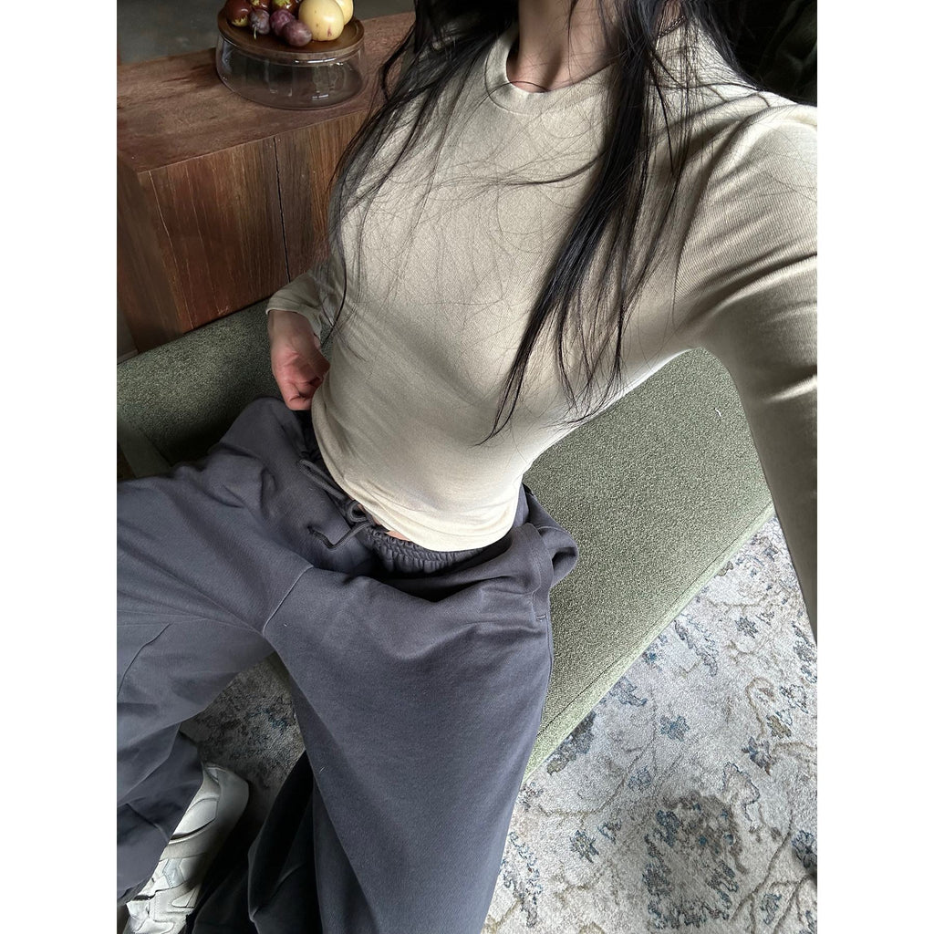rovente_Apricot_Slim_Fit_Round_Neck_Knitted_Women's_Viscose_Blend_Long_Sleeve_T-shirts_988064659356_MISSTT