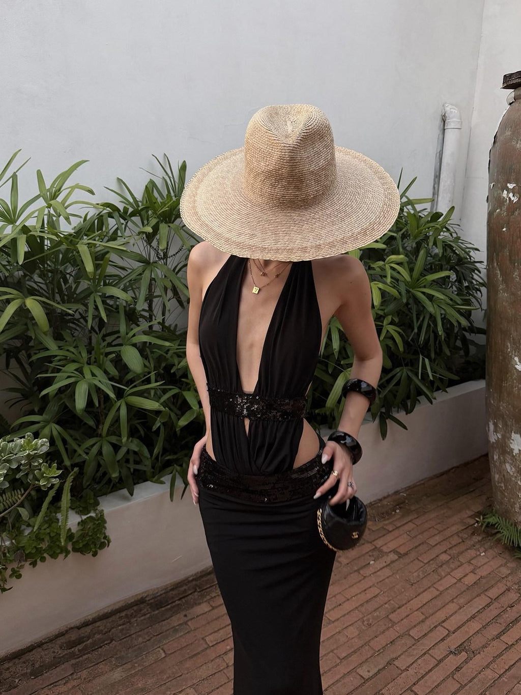 rovente Black Bodycon Hip Hugging Fishtail Slim Sexy Women's Sequin Maxi Skirts