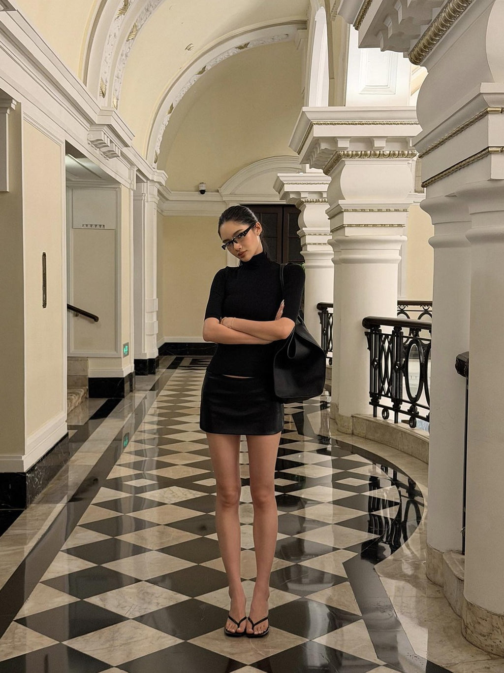 rovente Black Cooling Low Rise Bodycon Anti Exposure Women's Lined Mini Skirts
