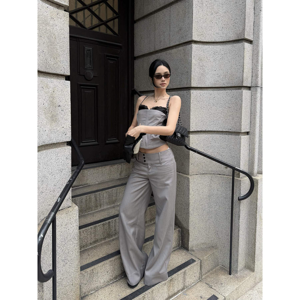 rovente_Gray_Pinstripe_Low_Waist_Pockets_Women's_Poly_Viscose_Wide-leg_Pants_1009357725192_MISSTT