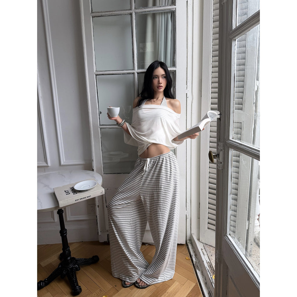 rovente_Gray_White_Striped_Low_Rise_Straight_Relaxed_Women's_Wide-leg_Pants_1052382978512_MISSTT