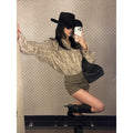 rovente_Khaki_Plaid_V-neck_Tie_Front_Long_Sleeve_Women's_Cotton_Oversized_Shirts_1015297548163_MISSTT