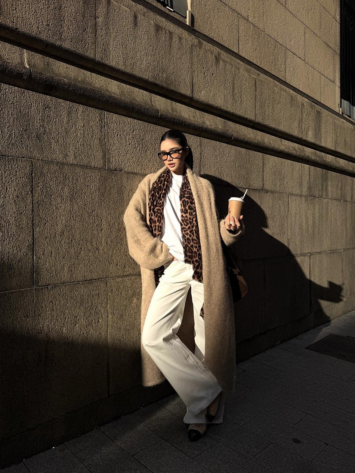 rovente Long Knit Solid Loose Fit Women's Knitwear Cardigans