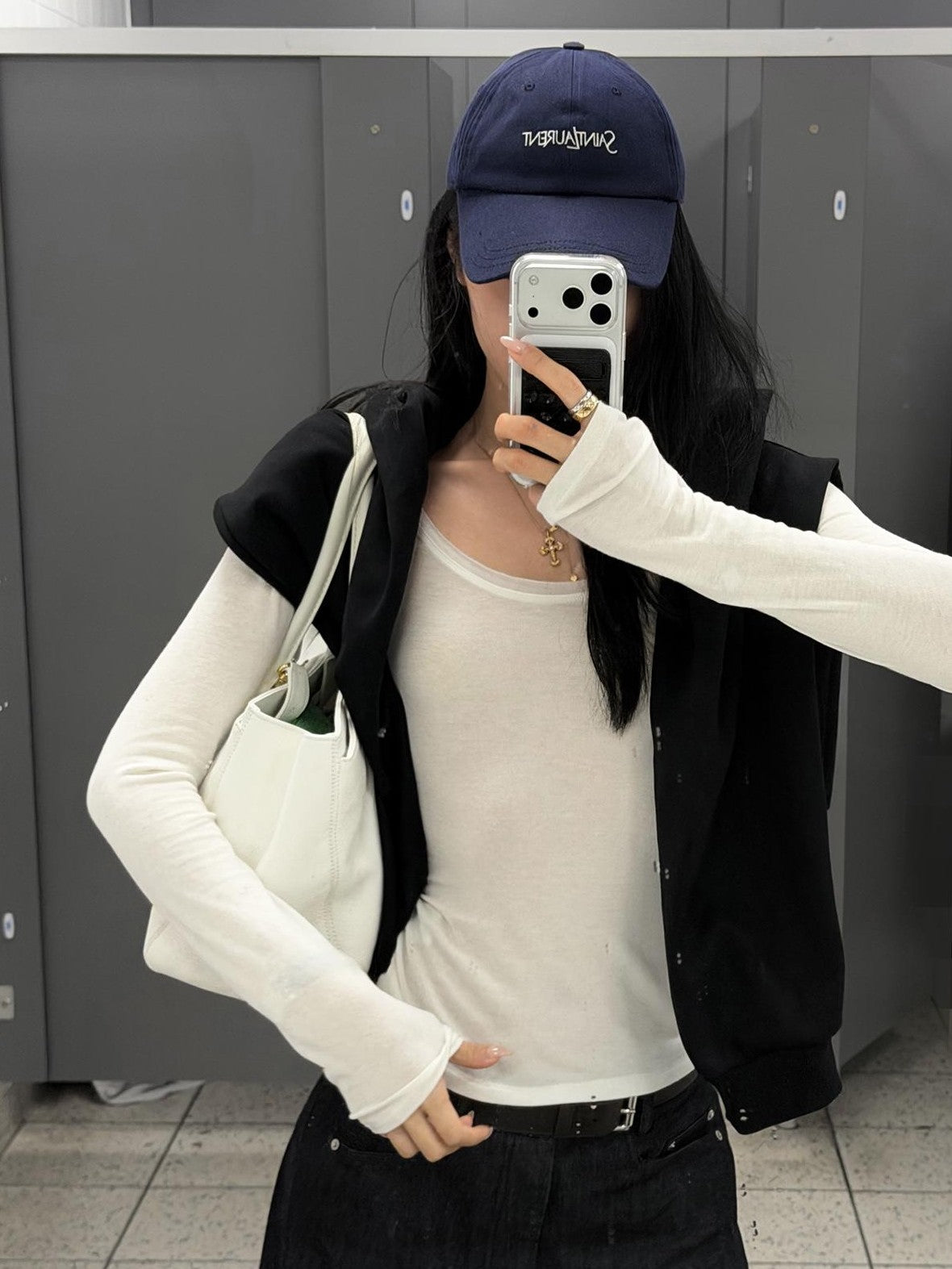 rovente Solid U Neck Knit Slim Fit Women's Lyocell Long Sleeve T-shirts