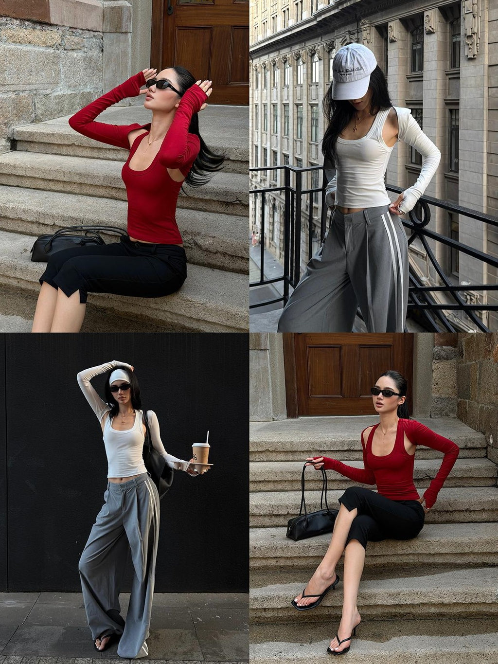 rovente Two Tone Knit Long Sleeve Slim Fit Solid Women's Lyocell Boleros & Shrugs