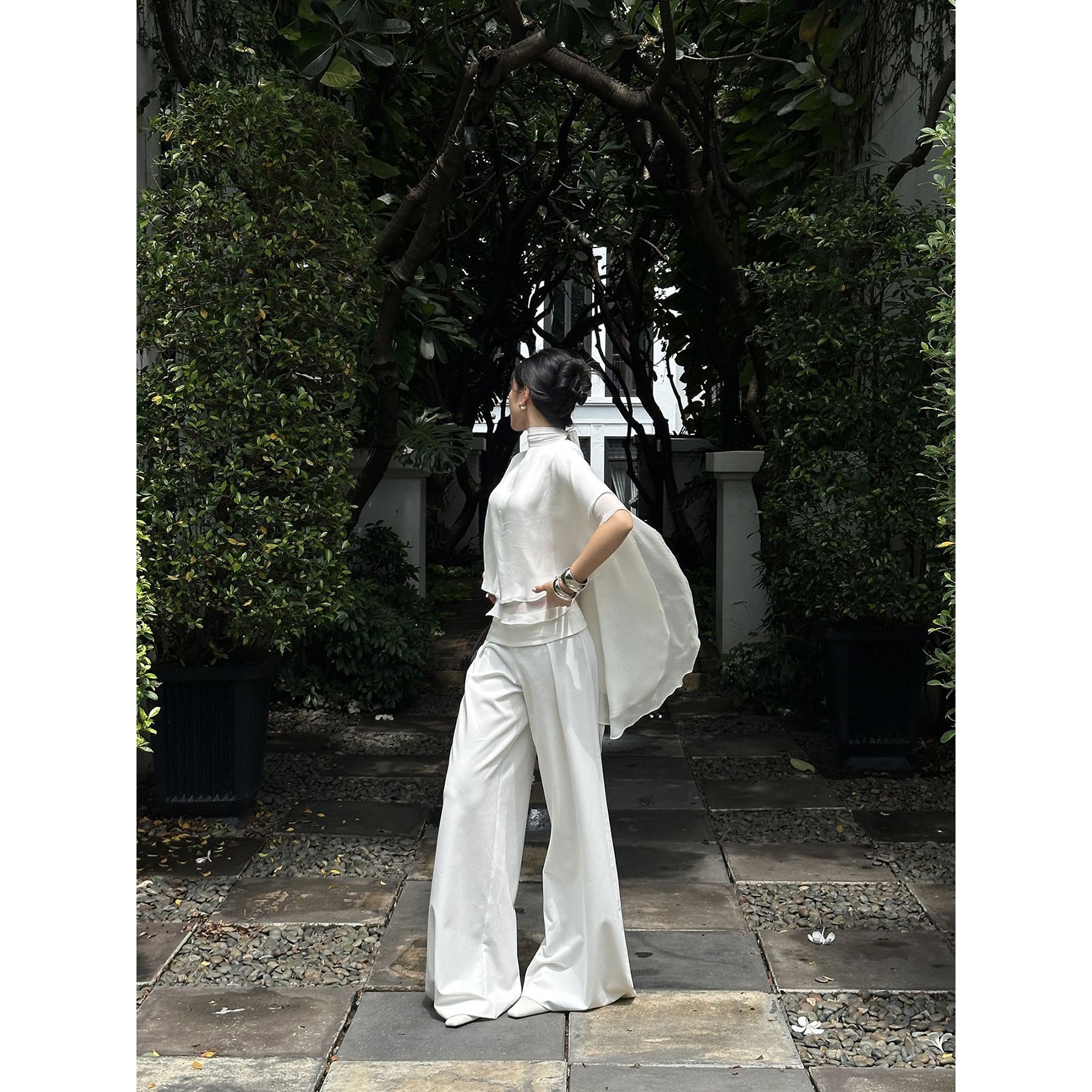 rovente_White_Draped_High_Waist_Straight_Women's_Polyester_Palazzo_Pants_928551241355_MISSTT