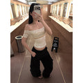 rovente_White_Lace_Off_Shoulder_Cutout_Knit_Women's_Nylon_Blend_Slim_T-shirts_1030880829165_MISSTT