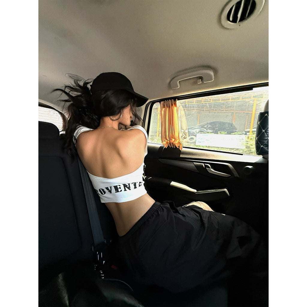 rovente_White_Letter_Print_Short_Sleeve_Slim_Fit_Backless_Women's_Cotton_Blend_Crop_Tops_898071677002_MISSTT