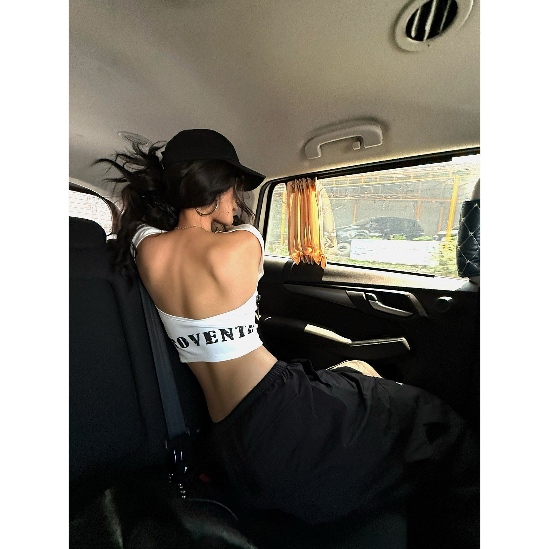 rovente_White_Letter_Print_Short_Sleeve_Slim_Fit_Backless_Women's_Cotton_Blend_Crop_Tops_898071677002_MISSTT