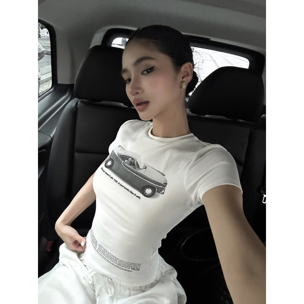 rovente_White_Printed_Round_Neck_Short_Sleeve_Women's_Stretch_Slim_T-shirts_950872729949_MISSTT
