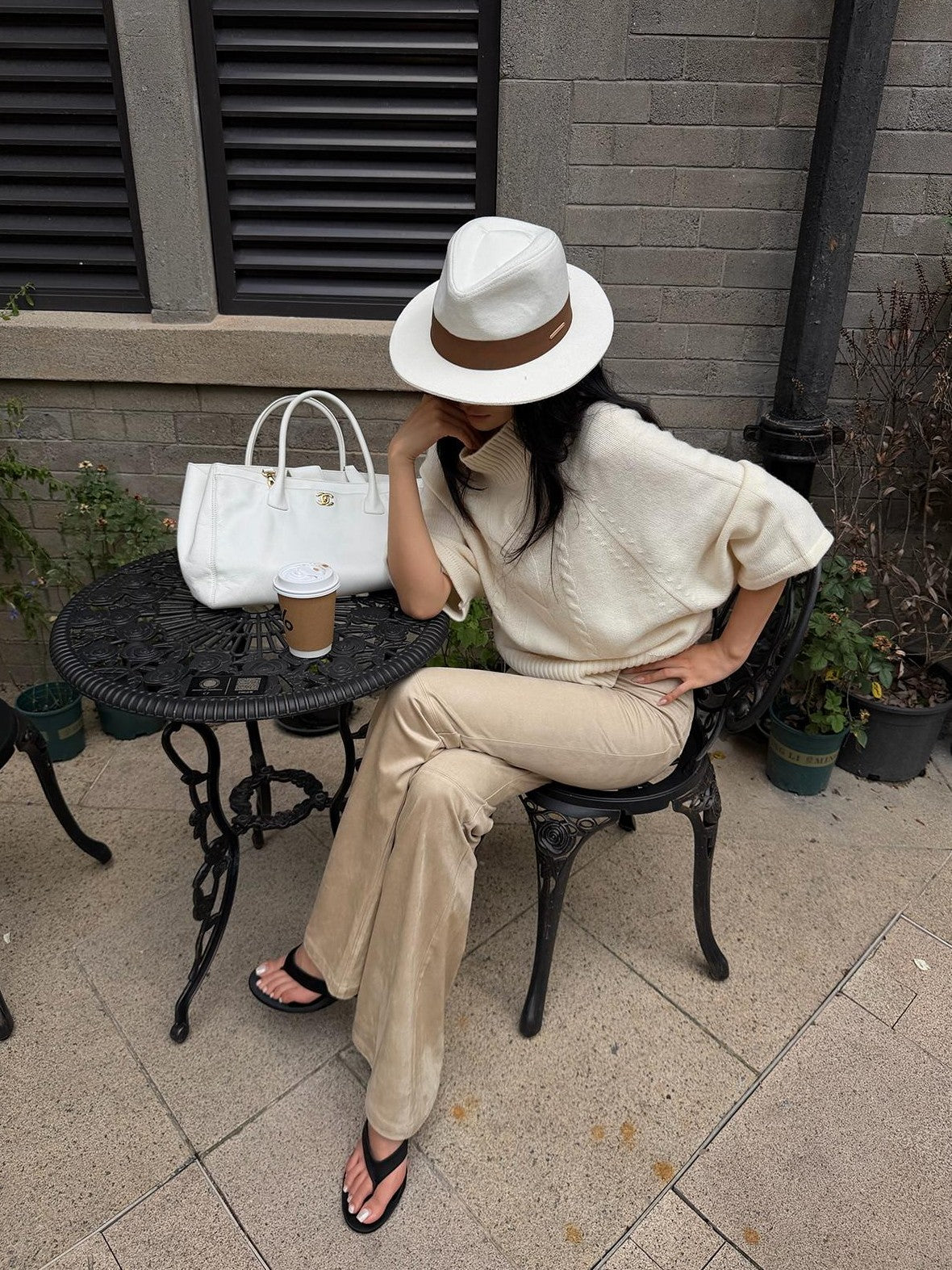 rovente White Solid Stand Collar Batwing Sleeve Cable Knit Women's Wool Sweaters